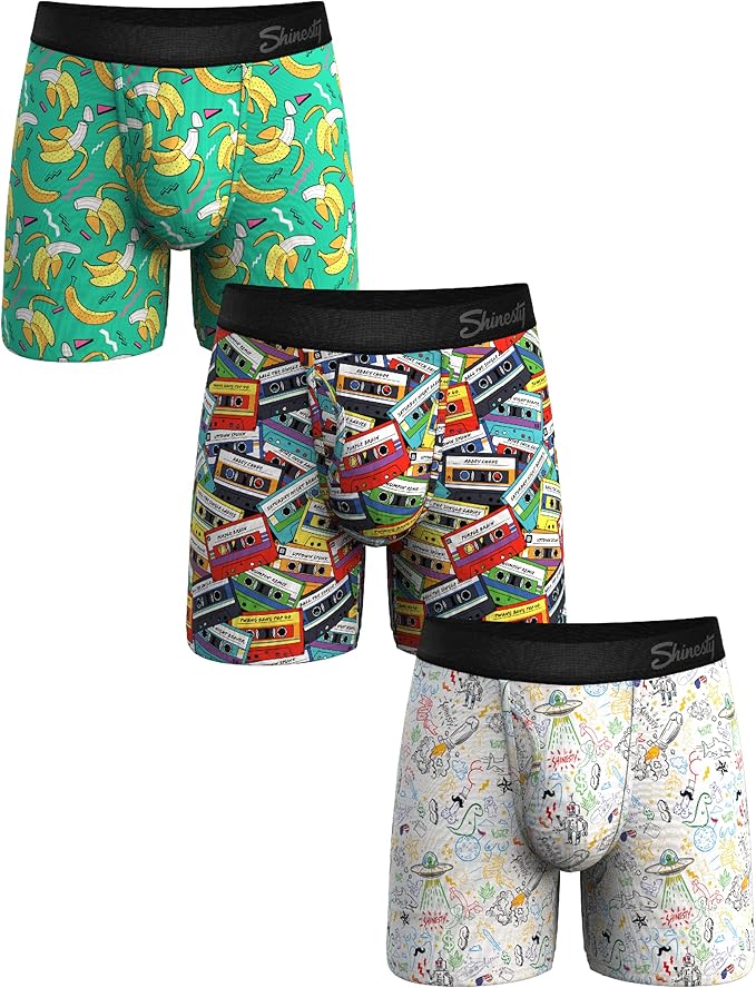 Shinesty Hammock Support Mens Boxer Briefs with Pouch
