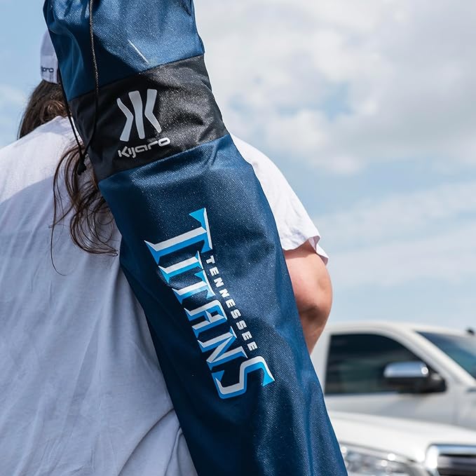 Kijaro Sports Fan Folding Chair, 26" L x 35.5" W x 37" H, Tennessee Titans