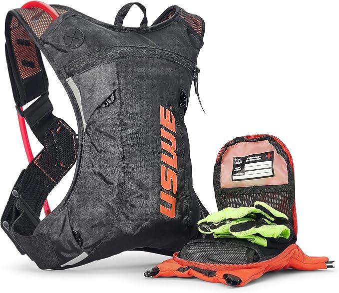 USWE Outlander Hydration Pack with Water Bladder, Hydration Backpack - Backpack for Cycling, MTB, Trail Running & More
