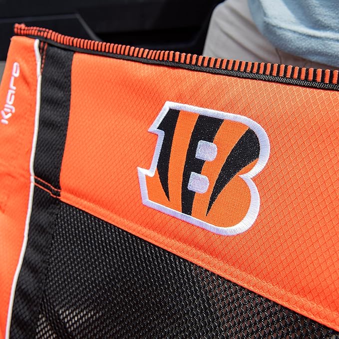 Kijaro Sports Fan Folding Chair, 26" L x 35.5" W x 37" H, Cincinnati Bengals