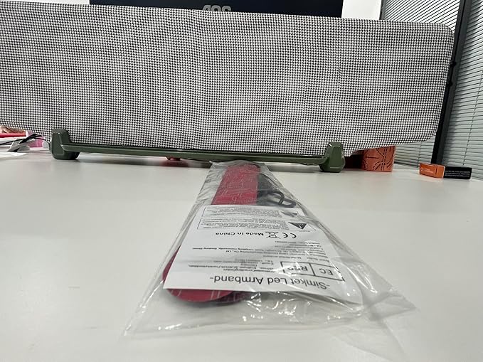 Simket LED Armband Rechargeable for Running(2 Pack), Running Lights for Runners, Running Lights, High Visibility Reflective Running Gear Adjustable Light Up Arm Bands for Men Women Kids