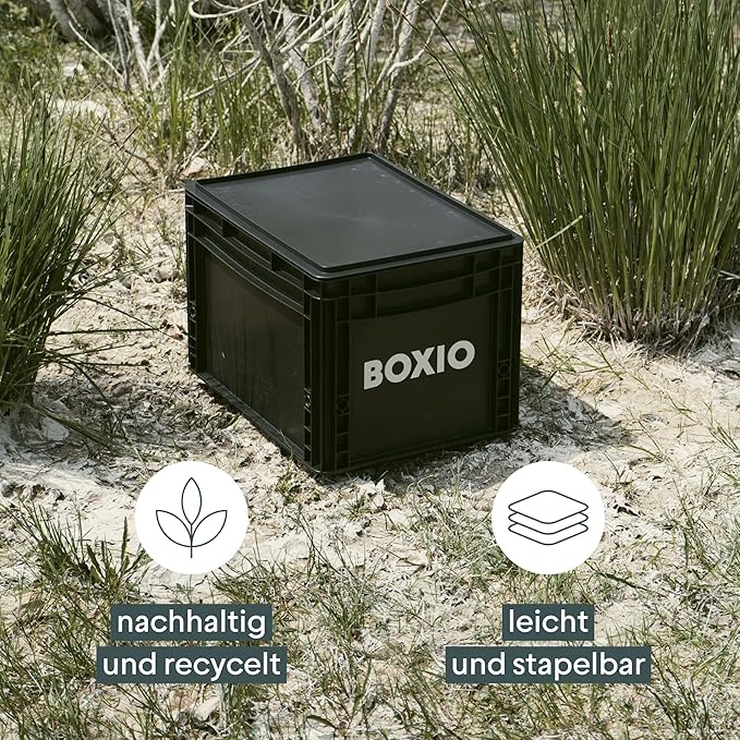 BOXIO Toilet - Portable Toilet, Camping Toilet, composting Toilet for car Camping, Boat or Camping. Mini Camping Toilet: 14,7" x 11,8" x 11,0" Made in Germany.