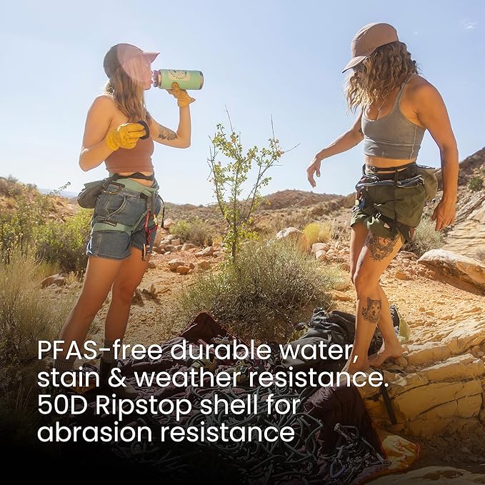 Rumpl Backcountry Puffy Blanket, Ultra-Portable and Lightweight Adventure Blanket, 1-Person (52x75 inches), Trace Valley Marionberry