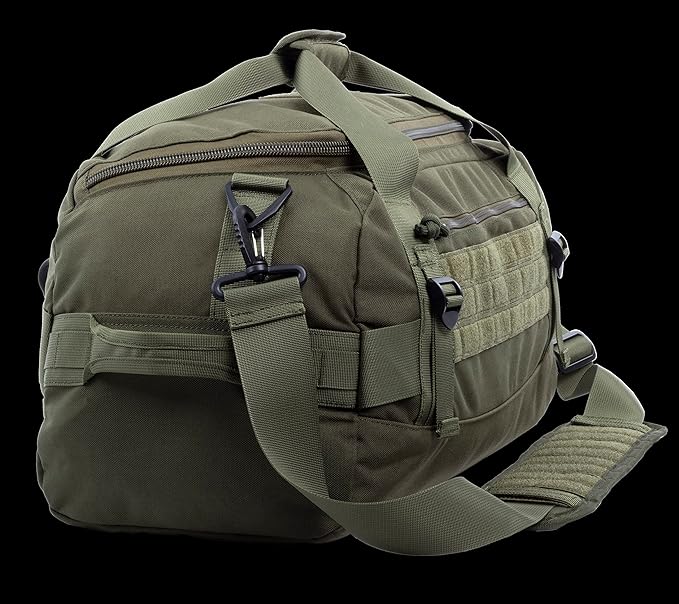 Tactical Duffle Bag MOLLE Gear Bag Carry on Travel Duffel Bag. Ideal for Hunting, Shooting Range, Law Enforcement, Camping, Travel. 35L