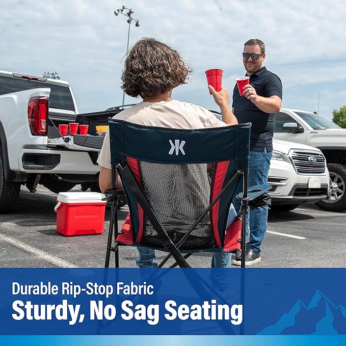 Kijaro Dual Lock Pro Sports Fan Folding Chair, 26" L x 35.5" W x 37" H, Houston Texans