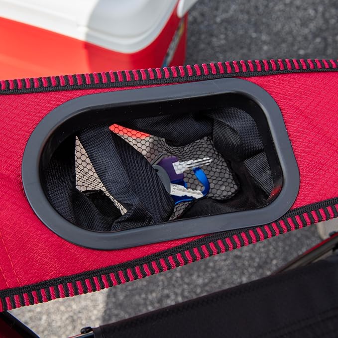 Kijaro Dual Lock Pro Sports Fan Folding Chair, 26" L x 35.5" W x 37" H, Arizona Cardinals