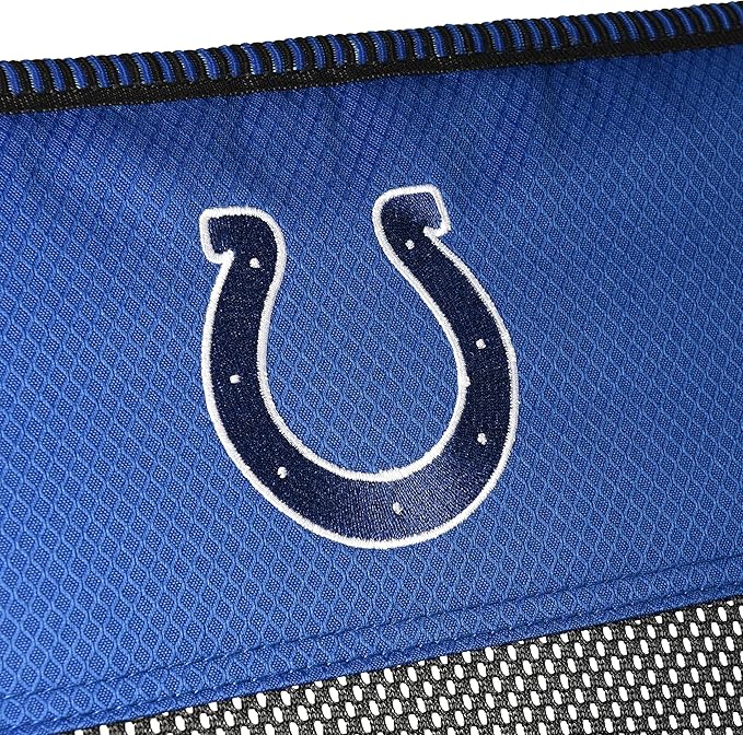 Kijaro Sports Fan Folding Chair, 26" L x 35.5" W x 37" H, Indianapolis Colts