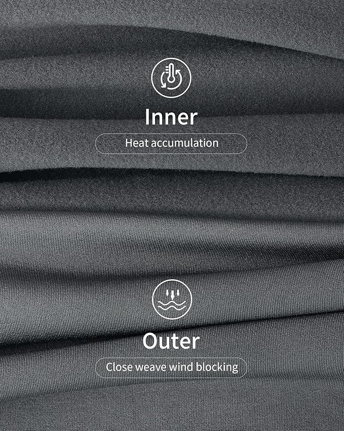 WEERTI Thermal Underwear for Women Long Johns with Fleece Lined, Base Layer Women Cold Weather Top Bottom