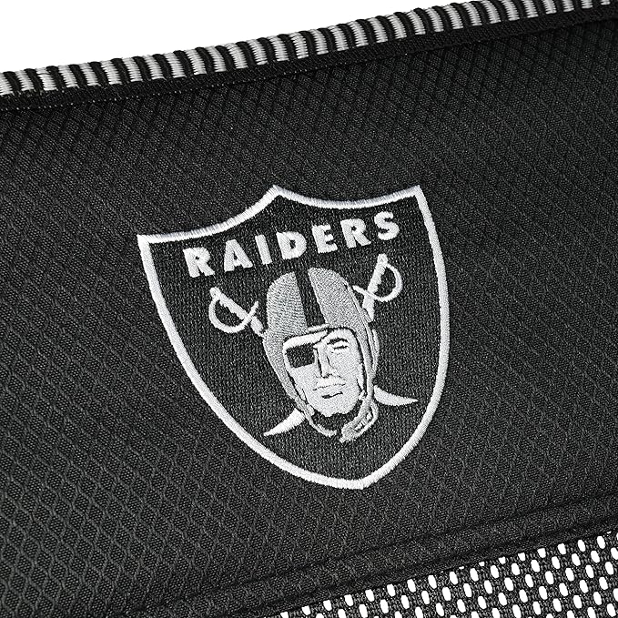 Kijaro Dual Lock Pro Sports Fan Folding Chair, 26" L x 35.5" W x 37" H, Las Vegas Raiders