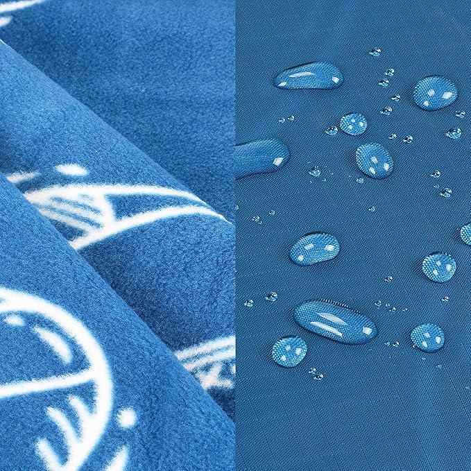 Catalonia Waterproof Stadium Blanket, Windproof Wearable Poncho for Football Sideline & Sports Events for Fans, Portable, Durable Outdoor Blanket for Camping & Tailgating