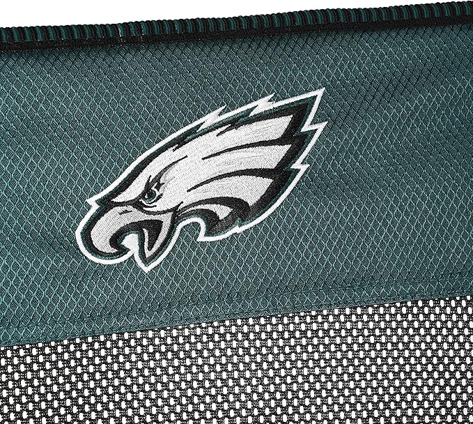 Kijaro Sports Fan Folding Chair, 26" L x 35.5" W x 37" H, Philadelphia Eagles