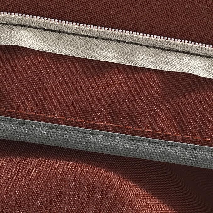 Classic Accessories Ravenna Water-Resistant Patio Chair Seat Cushion, 18 x 18 x 2 Inch, Spice, Patio Furniture Cushions