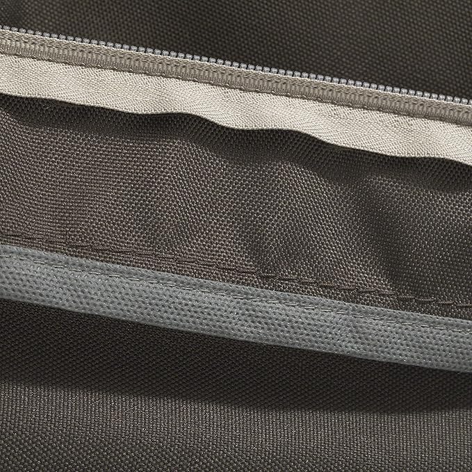 Classic Accessories Ravenna Water-Resistant 21 x 19 x 3 Inch Patio Seat Cushion, Espresso, Chair Seat Cushion