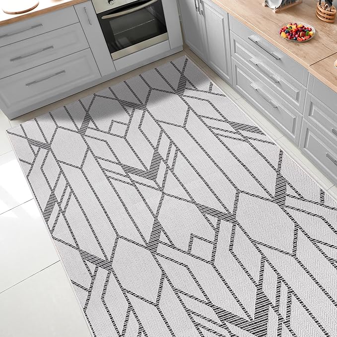 Keen Home Design Terrace Outdoor Area Rug - 12x15 Washable Indoor/Outdoor Rug for Patio, Kitchen, Balcony, Beach, Garden, Deck and Porch, Size: 12'x15'