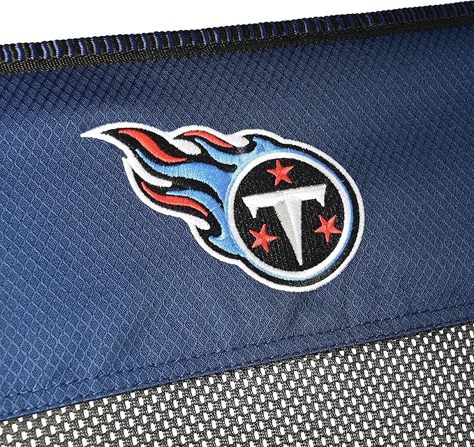 Kijaro Sports Fan Folding Chair, 26" L x 35.5" W x 37" H, Tennessee Titans