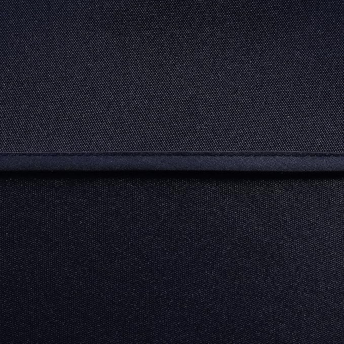 LUSHVIDA Square Outdoor Tablecloth with Umbrella Hole and Zipper, 60x60 Inch Navy, Washable Waterproof Table Cloth Spill Proof Wrinkle Free Table Cover for Patio Spring Summer Picnic BBQS