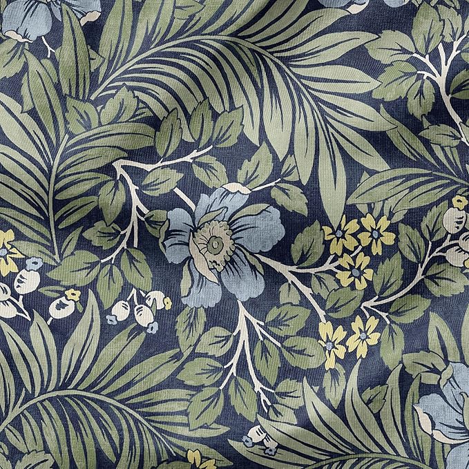 Arden Indoor/Outdoor Foam Seat Pad, 2 Pack, 17 x 16, Patio Cushion, Water Repellent, Fade Resistant, Foam Cushion Sapphire Morrison Floral